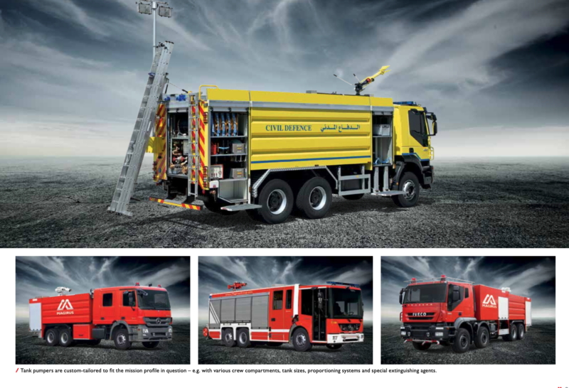 MAGIRUS FIRE-FIGHTING VEHICLES AND TANK PUMPERS | TECS