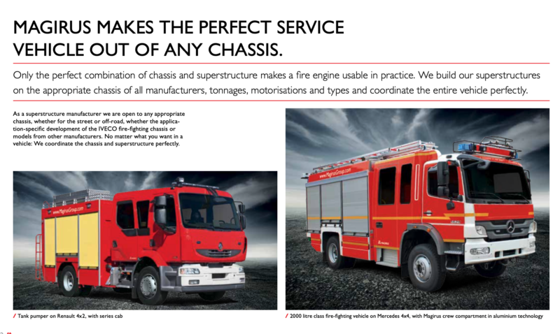 MAGIRUS FIRE-FIGHTING VEHICLES AND TANK PUMPERS | TECS
