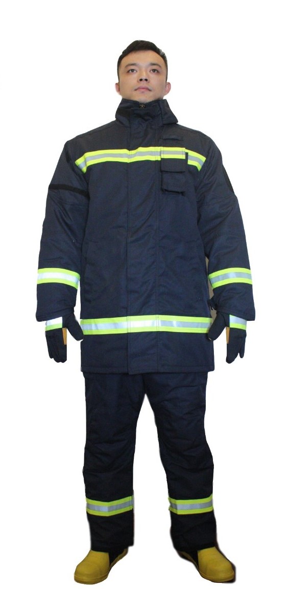 FIREFIGHTING BUNKER JACKET AND TROUSERS SR-F1012