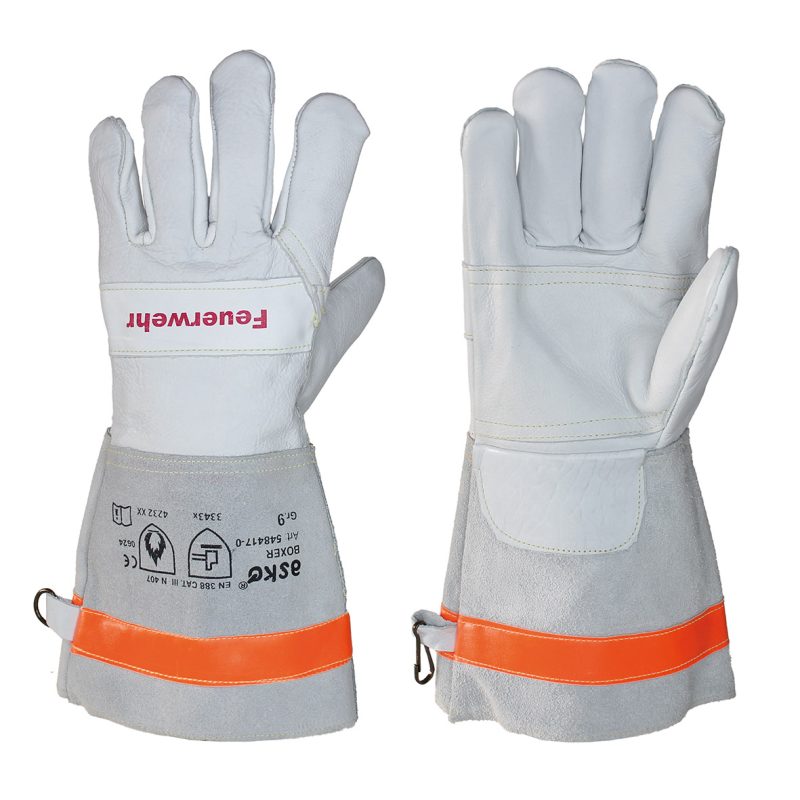 Asko BOXER® Firefighting Gloves with “FEUERWEHR" imprint