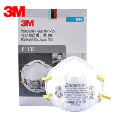 3M 8110S PARTICULATE RESPIRATOR N95 MASK